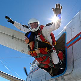 Rockclimbing, abseiling to skydiving experiences